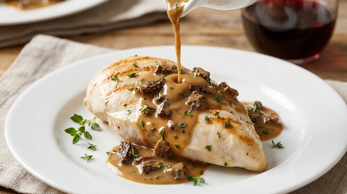 découvrez notre recette raffinée de sauce aux morilles, parfaite pour sublimer vos viandes blanches avec une touche d'élégance et de saveurs délicates.