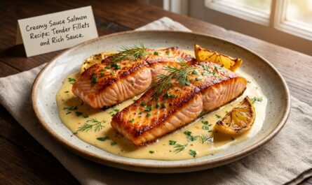 découvrez notre recette facile de saumon sauce crémeuse, avec des pavés tendres et une sauce riche, pour un plat savoureux et gourmand.