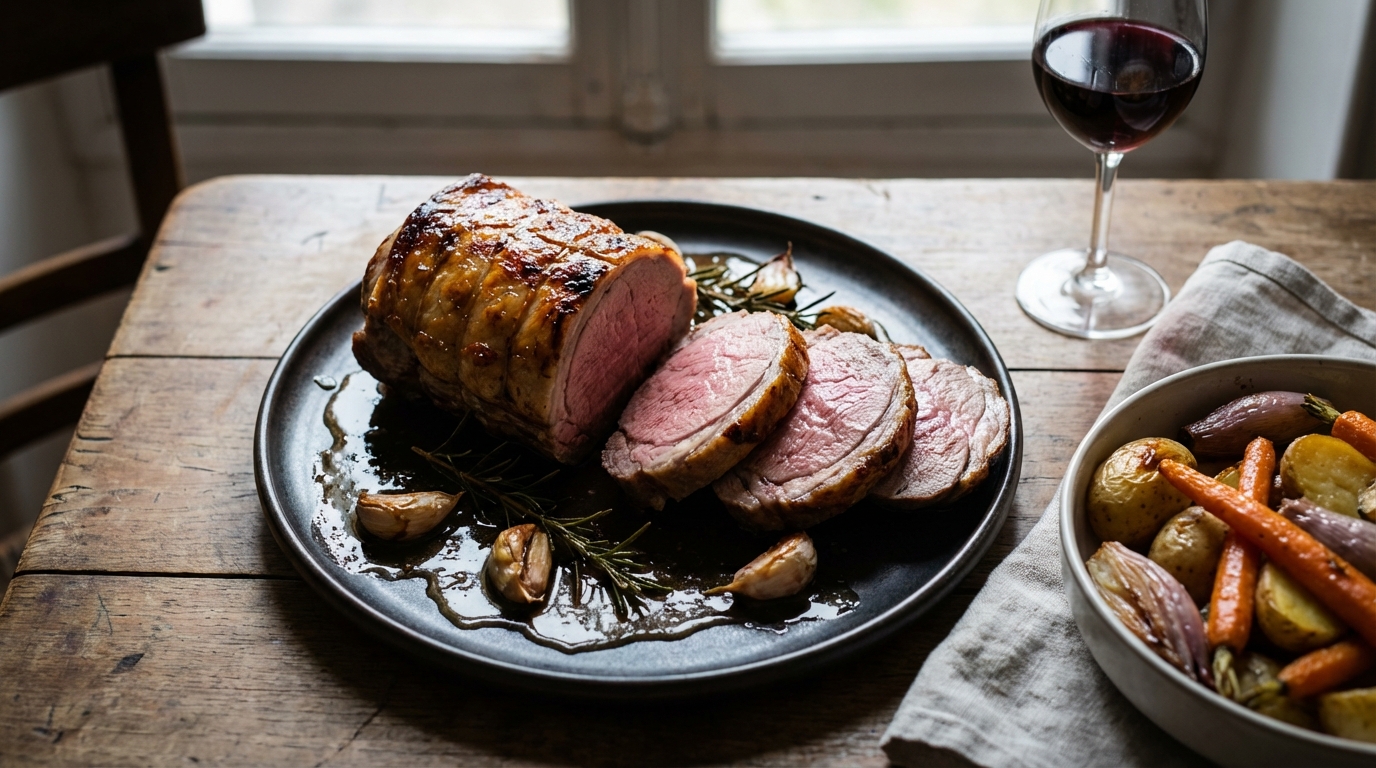 découvrez notre recette de selle d'agneau rôtie, un morceau noble et savoureux idéal à partager en famille ou entre amis pour un repas convivial et gourmand.