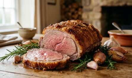 découvrez notre recette de selle d'agneau rôtie, un morceau noble et tendre parfait pour un repas convivial à partager entre amis ou en famille.