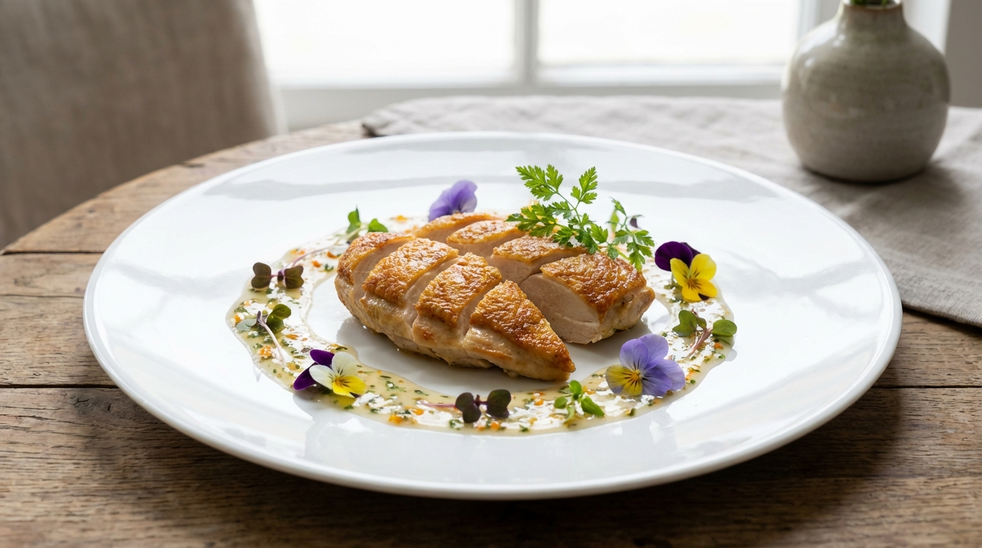 découvrez la recette des suprêmes de volaille façon anne-sophie pic, une préparation raffinée et gourmande pour sublimer votre table.