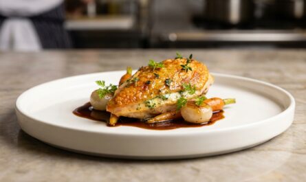 découvrez la recette des suprêmes de volaille façon anne-sophie pic, une préparation raffinée et gourmande pour sublimer votre volaille avec élégance.