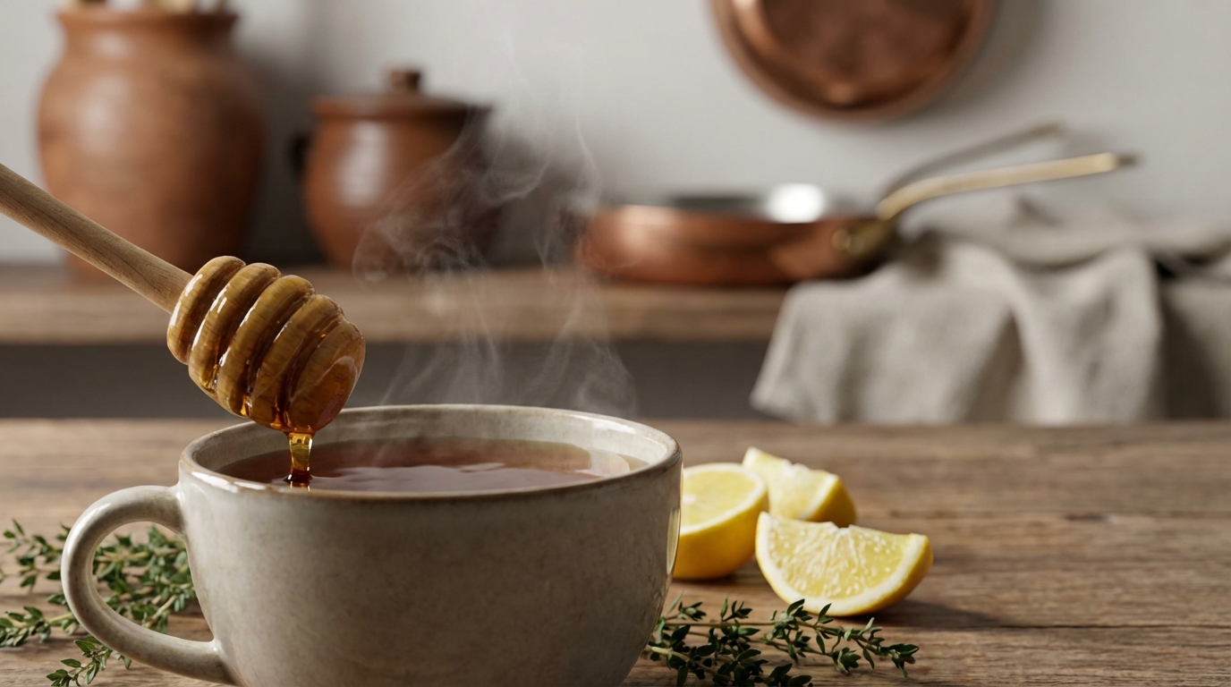 découvrez la recette traditionnelle de la tisane au thym et au miel, un remède de grand-mère naturel pour apaiser les maux de gorge et renforcer l'immunité.