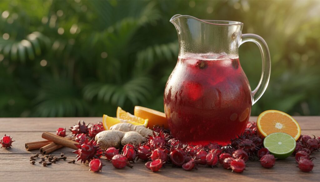 découvrez la recette authentique de la boisson jamaïcaine à l'oseille, une boisson rafraîchissante et pleine de saveurs exotiques, facile à préparer chez vous.