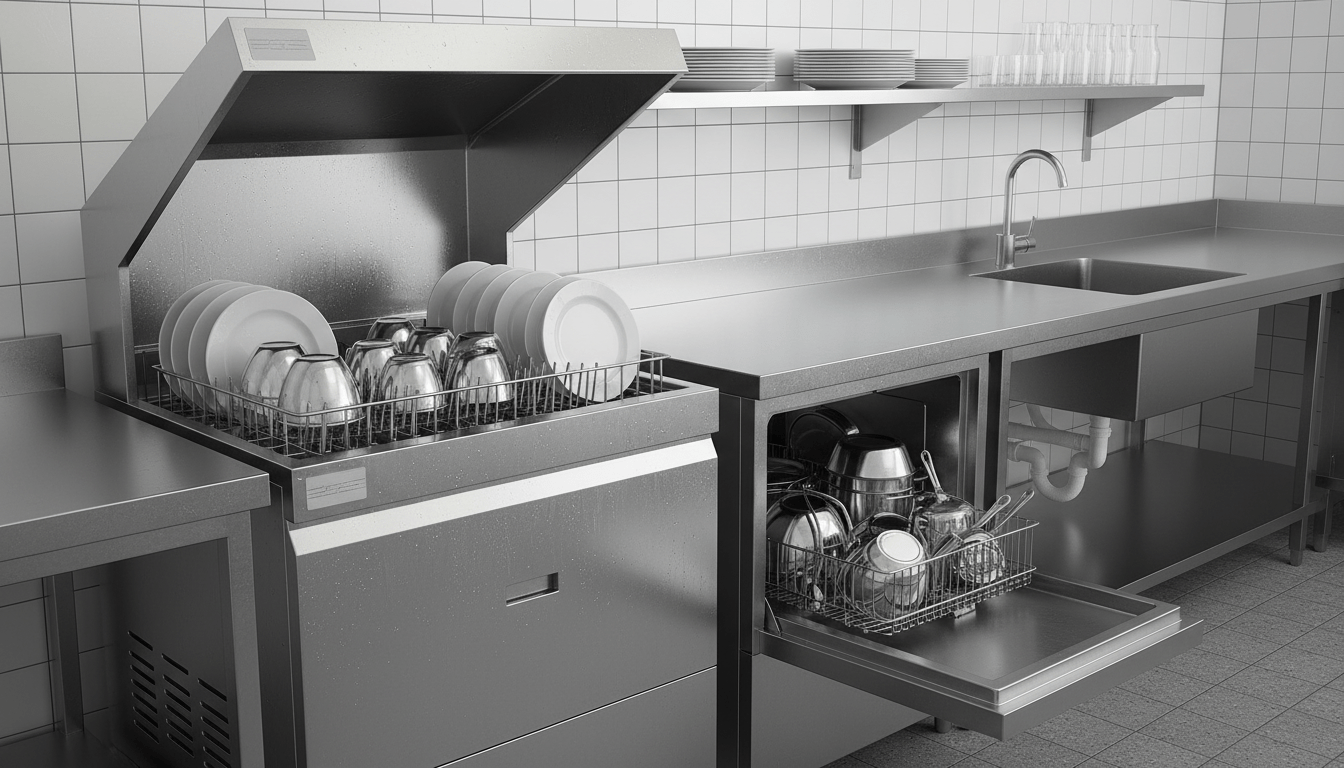 Lave-Vaisselle Professionnel à Capot ou Frontal : Quelle Solution pour votre Plonge ?