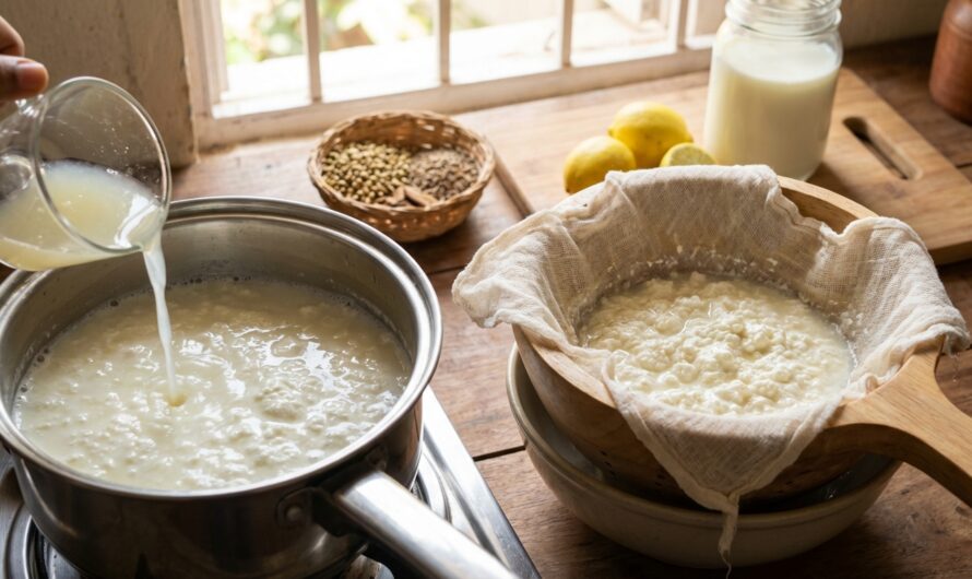 Recette Paneer : faire son fromage indien maison facilement