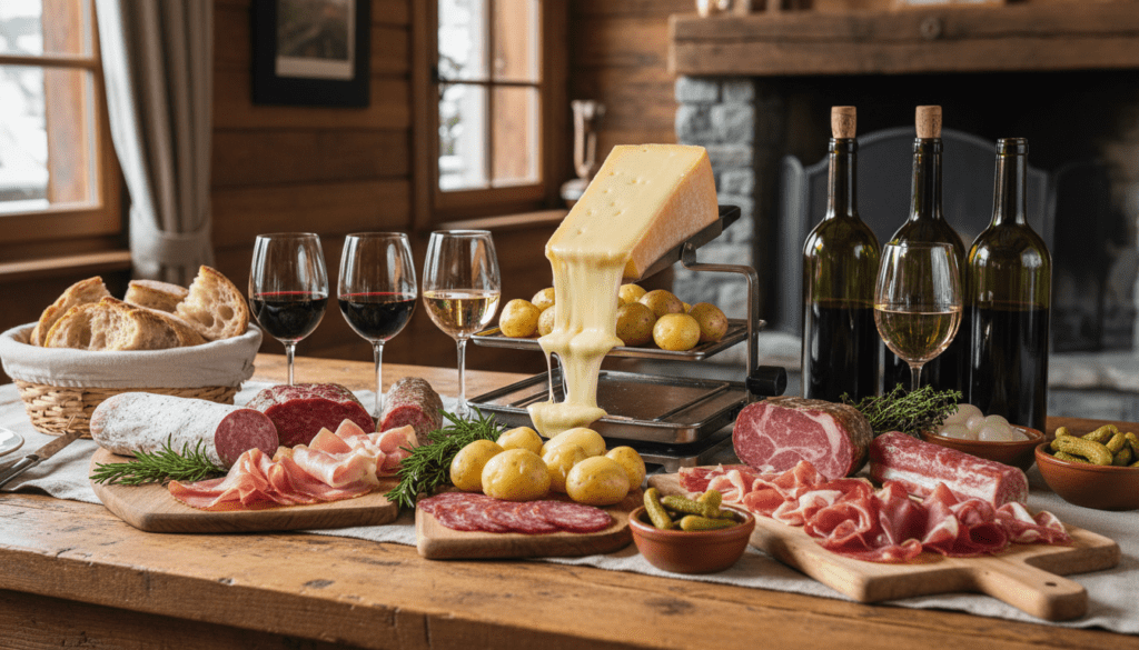 découvrez les meilleurs accords entre raclette, charcuterie et vins, pour sublimer les saveurs authentiques des produits du terroir.