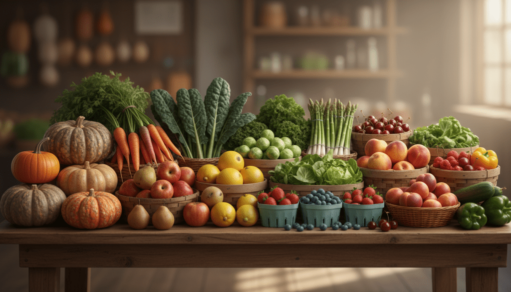 découvrez notre calendrier des fruits et légumes de saison pour acheter des produits frais et de qualité tout au long de l'année. le guide idéal pour consommer local et responsable.