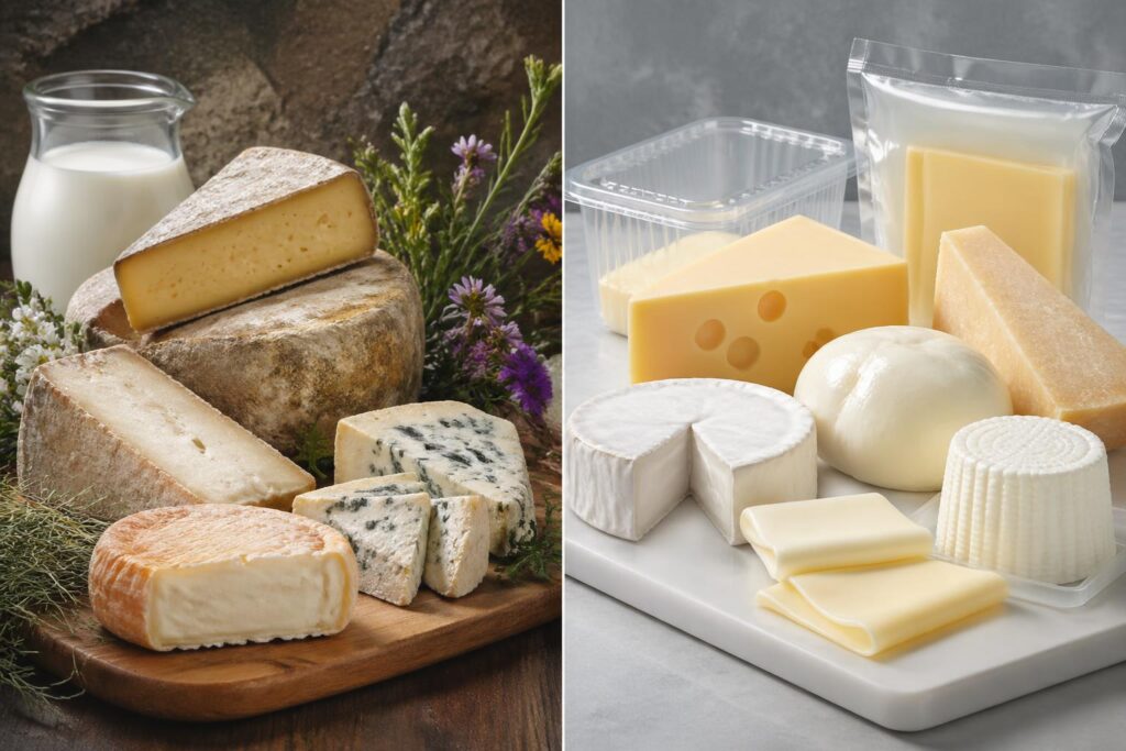 découvrez les différences entre fromages au lait cru et pasteurisé, leurs saveurs uniques ainsi que la législation qui encadre leur production et consommation.