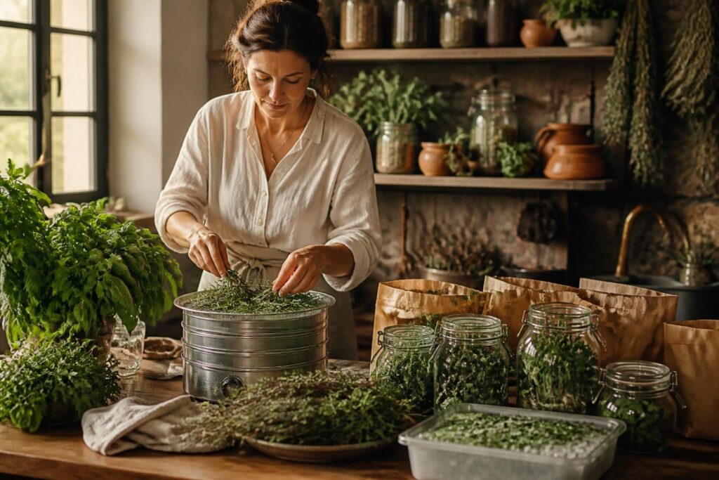 découvrez 5 méthodes efficaces et testées pour conserver vos herbes aromatiques tout l'hiver et profiter de leur fraîcheur en toute saison.
