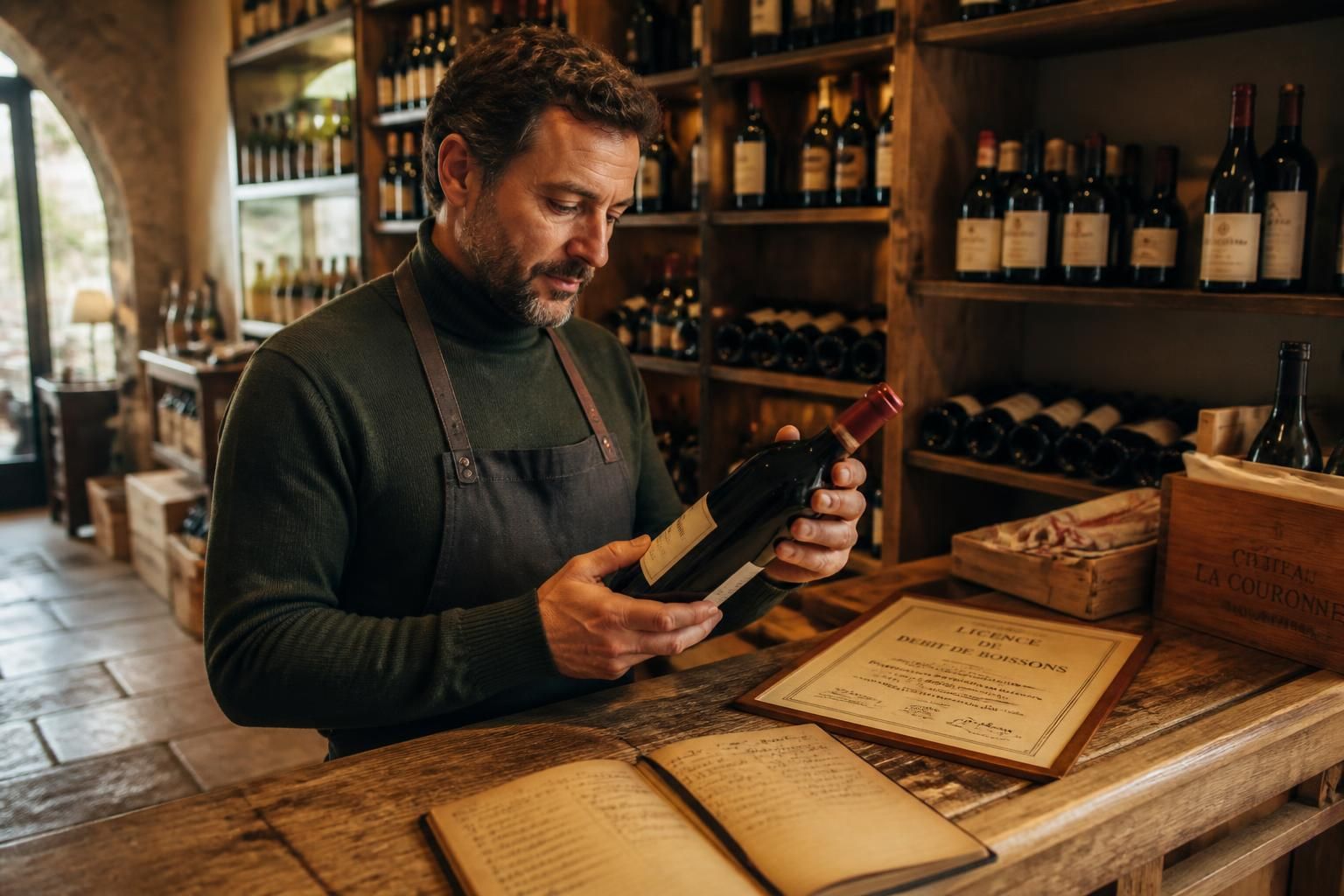 Ouvrir une cave à vin en 2026 : licence, stock et rentabilité