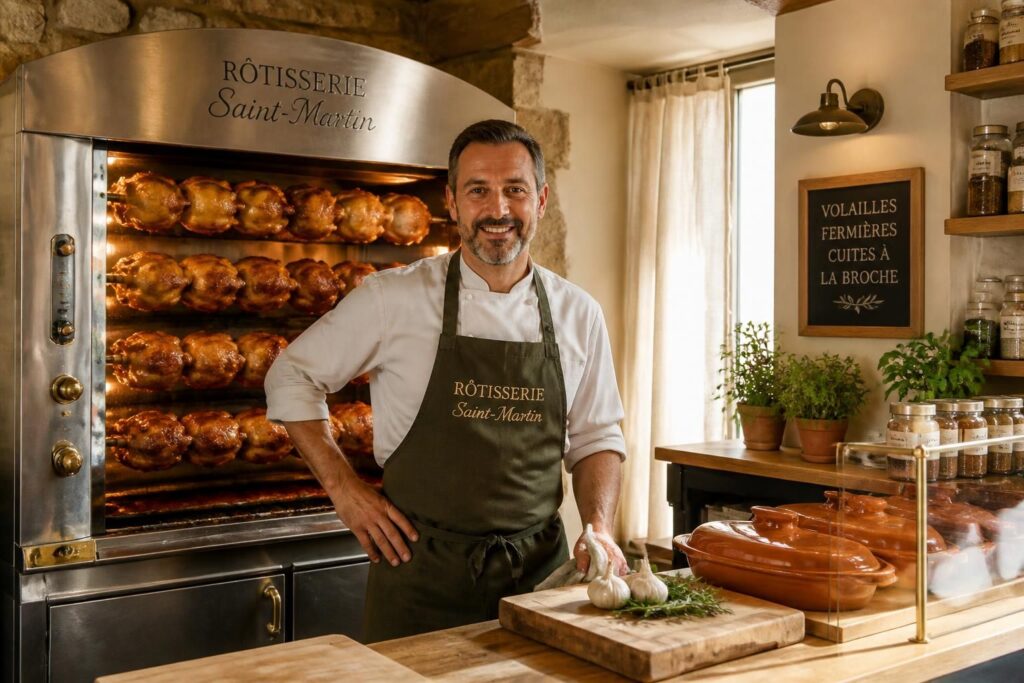 découvrez comment ouvrir une rôtisserie en choisissant le bon équipement, le meilleur emplacement et en estimant le chiffre d'affaires type pour réussir votre projet.