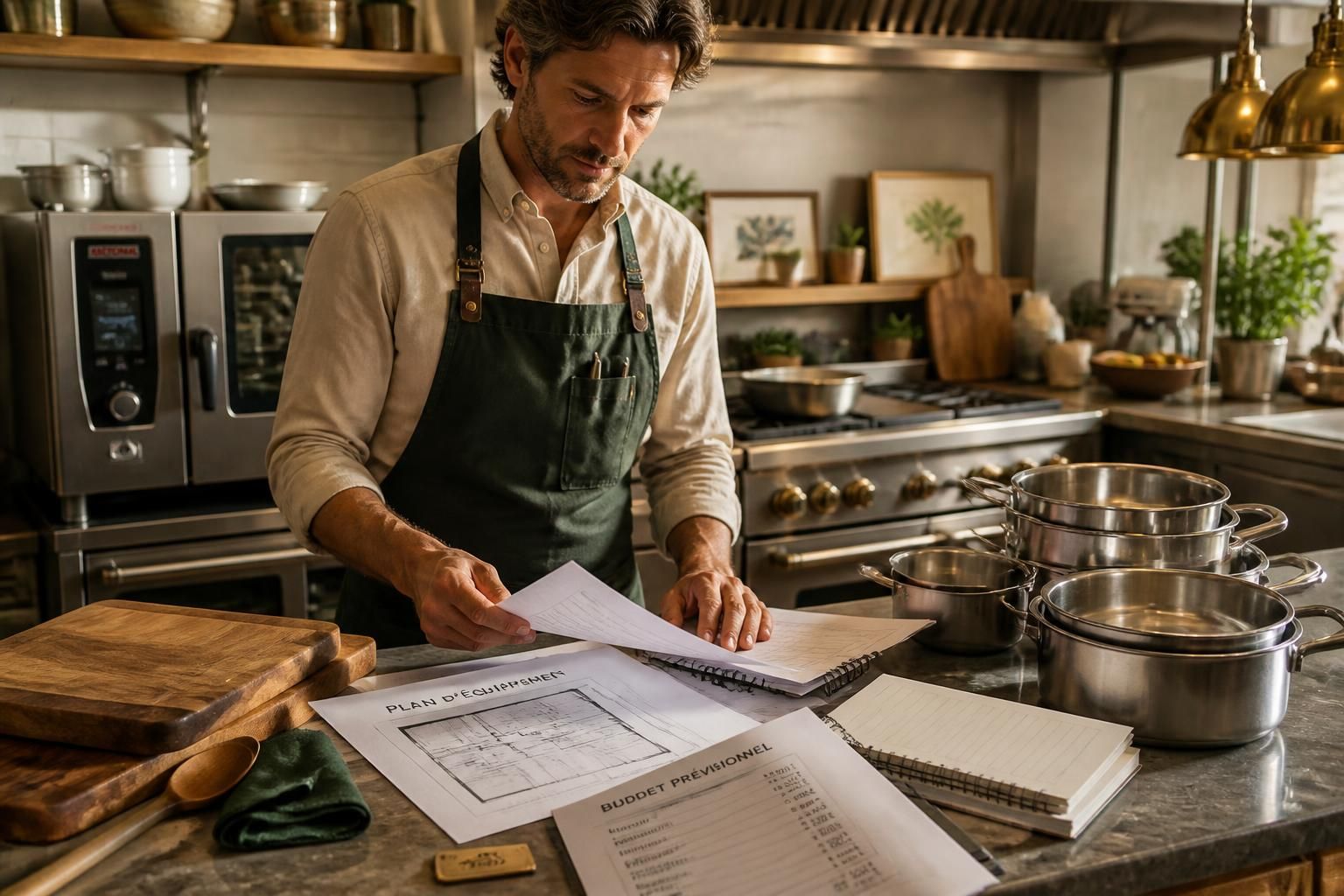 Équiper une cuisine pro de A à Z : budget complet et ordre de priorité
