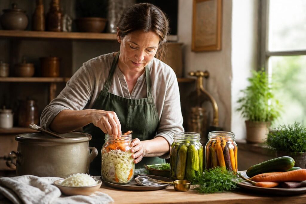 découvrez notre guide débutant complet sur la lactofermentation des légumes pour apprendre à conserver et sublimer vos légumes naturellement et facilement.