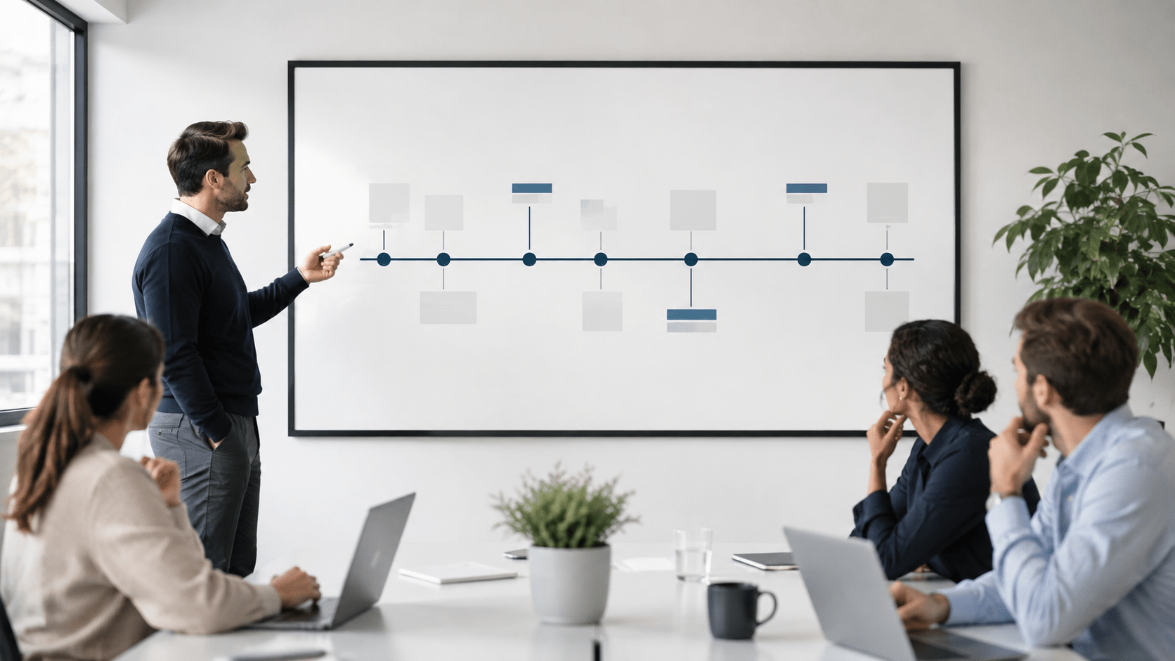Comment présenter clairement les grandes étapes d’un projet ou d’une organisation